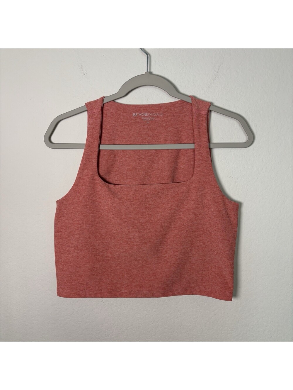 Beyond Yoga Spacedye Square Halter Tank Pink Womens Size XL Pilates Yoga EUC